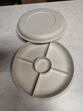 Tupperware Schlemmerrunde Servier & Dip Snackbox Serviertablett