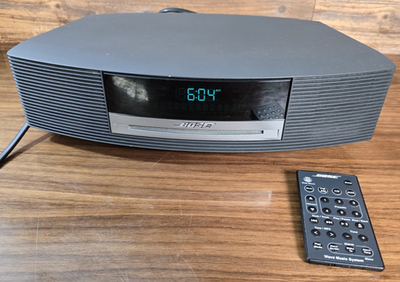 Bose Wave Music System CD Player AM/FM Clock Radio w/ Remote WORKS