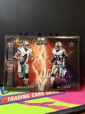 2017 Panini Playoff - Thunder and Lightning Dak Prescott, Ezekiel Elliott #1
