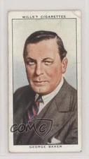 1934 Wills Radio Celebrities Series 2 Tobacco George Baker #18 0a4f