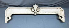 Antique VTG Interior 47" Victorian Window Top Wood Valance Pediment Old 1514-25B