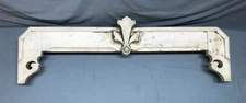 Antique VTG Interior 47" Victorian Window Top Wood Valance Pediment Old 1514-25B