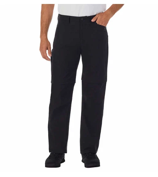 Men's Eddie Bauer Convertible Tech UPF50+ Hiking Pants Shorts SIZE 40X34 BlacK
