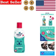 Daily Dental Care Water Additive for Fresh Breath in Dogs & Cats - 8 fl oz