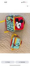 Disney Mickey Mouse Retro &ldquo;Today is a good day&rdquo; backpack and matching lunchbox