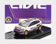 1:64 PARAGON Honda Civic Type R Ep3 Silk Cut Racing 2001 White Purple PA-66351 M
