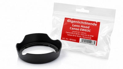 Gegenlichtblende Ersatz für Canon EW-63C EF-S 18-55mm IS STM Lens Hood Neu