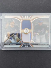 Pete Alonso, Mike Piazza 2023 Topps Tribute Dual Relics /199 #DR-API Dual Relic