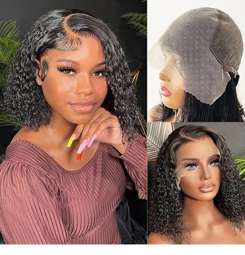 12 Inch Jerry Curl Human Hair Wig – Soft, Bouncy & Natural | eBay