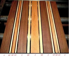 INDIVIDUAL S4S READY TO ASSEMBLE PARTS; BUILD YOUR OWN CUTTING BOARD OR PROJECT