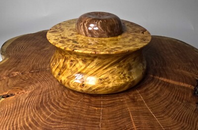 Box Elder Burl and Maple Burl - Woodturning