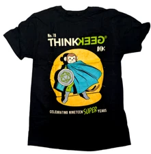 Vintage ThinkGeek Timmy Dr. Strange Comic Book Retro Parody Black T-Shirt L SDCC