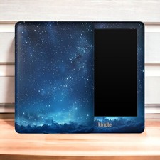 Dark Blue Stars Amazon Kindle Skin  Kindle Skin Vinyl Wrap - All Kindle Models