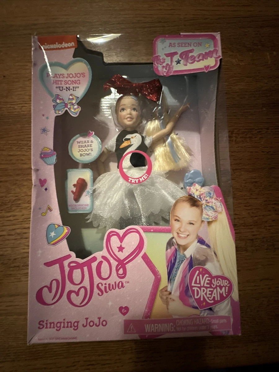 JoJo Siwa Singing Doll with Accessories by Just Play NIB Nickelodeon Sings U N I