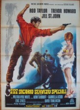 LIQUIDATOR Italian 2F movie poster 39x55 ROD TAYLOR JILL ST JOHN 1965