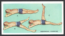 BRITISH AMERICAN (PRINTED) - KEEP FIT - #33 ABDOMINAL EXERCISE