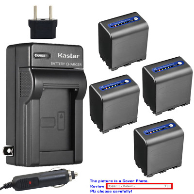 Kastar Battery AC Travel Charger for Sony NP-QM91D & Cyber-shot DSC-S50 DSC-S70