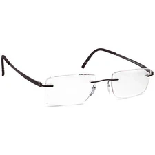 Silhouette Eyeglasses 5529 70 6060 Titan Brown Rimless Frame Austria 51[]19 140
