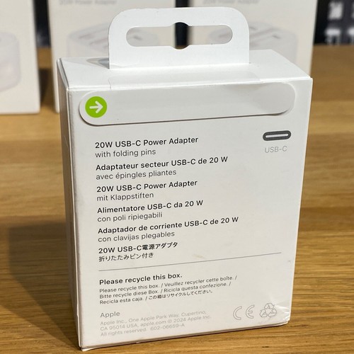 Apple USB-C 20W Power Adapter A2344 White Sealed 100% Original - Picture 6 of 17