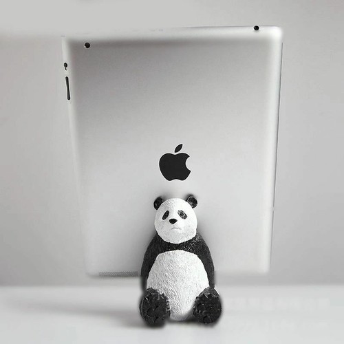 Support téléphone/tablette panda dessin animé multifonction résine - Photo 8 sur 9
