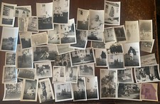 Lot of 95 Vintage 1940s Family Photos