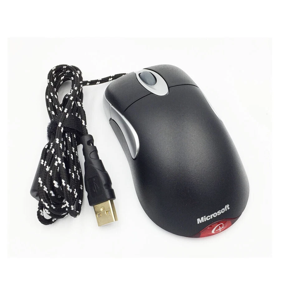 5D Microsoft IO1.1 1.1 IntelliMouse USB Wired Gaming Game Mouse Mice Optical - Image 3 of 4