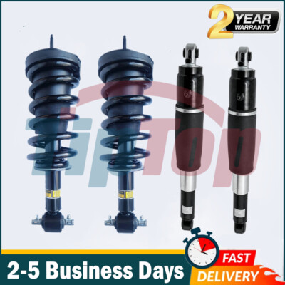 Front & Rear Shock Struts Assys w/Magnetic Fit 07-14 Cadillac Escalade GMC Yukon
