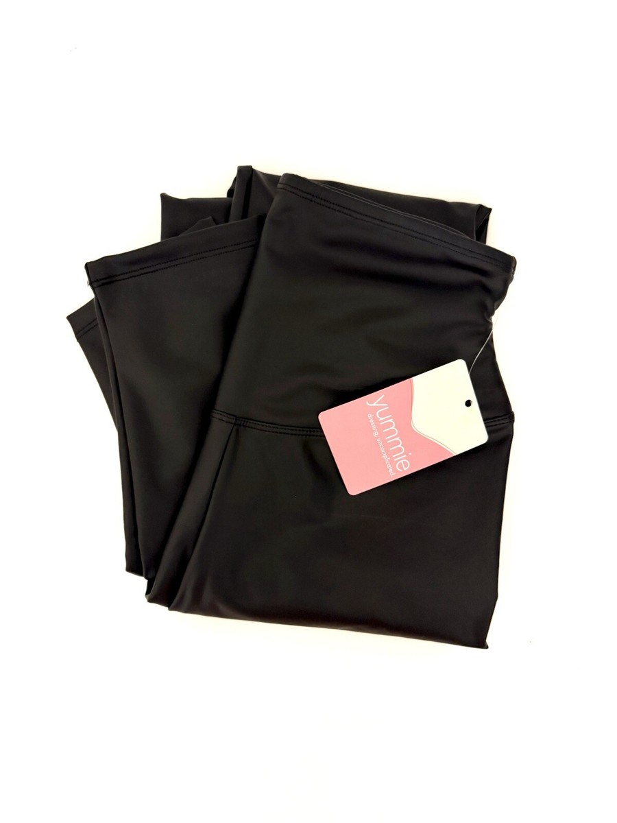Yummie Faux Leather Shaping Leggings Black XS NWT $48 *SOLD OUT