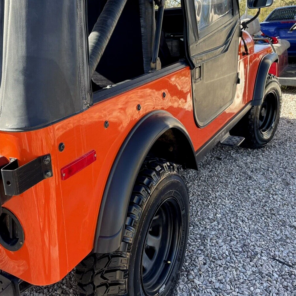 Replacement Fender Flare Flares Full Kit For Jeep CJ CJ5 CJ7 1955-1986 #11601.01 - Image 3 of 4