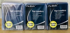 1000 PRO SAFE Regular Card 3 x 4 Toploaders Rookie Gold top loaders - Free Ship!