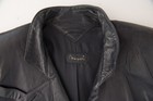 Marpelli Couture Black  Leather Jacket W Subtle EmbossedLizards Sz 36 — photo 2