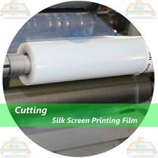2 rolls,13"x100ft,Waterproof Inkjet Fast-Dry Screen Printing Transparent Film