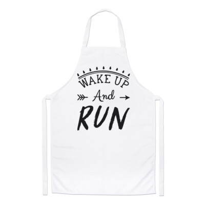 Wake Up And Run Runner Kochschürze Laufen Marathon Lustig Kochen