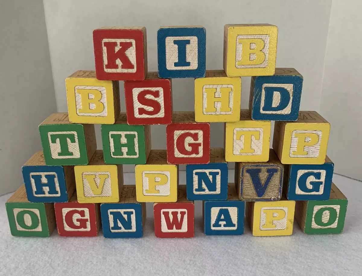 Alphabet Building Blocks, Alphabet Letters Blocks