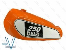 FOR YAMAHA XT 250 3Y3 4Y1 Orange Gas Fuel Petrol Tank 1980-1990 @US