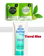 Avry Beauty Jelly Gel-OHH Pedicure SPA Bath GREEN TEA with Vit B&E Lotion,Travel