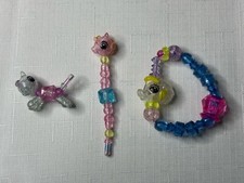 TWISTY PETZ Lot Of 3 - 1 Bracelet  2 Rings - Kids Jewelry Wearable Toys Ponies