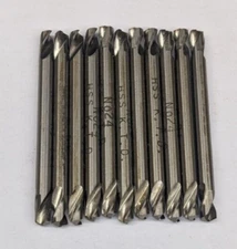11 Kromhard Number Size #24 Double End Drill Bits 135° Split Point HSS UK
