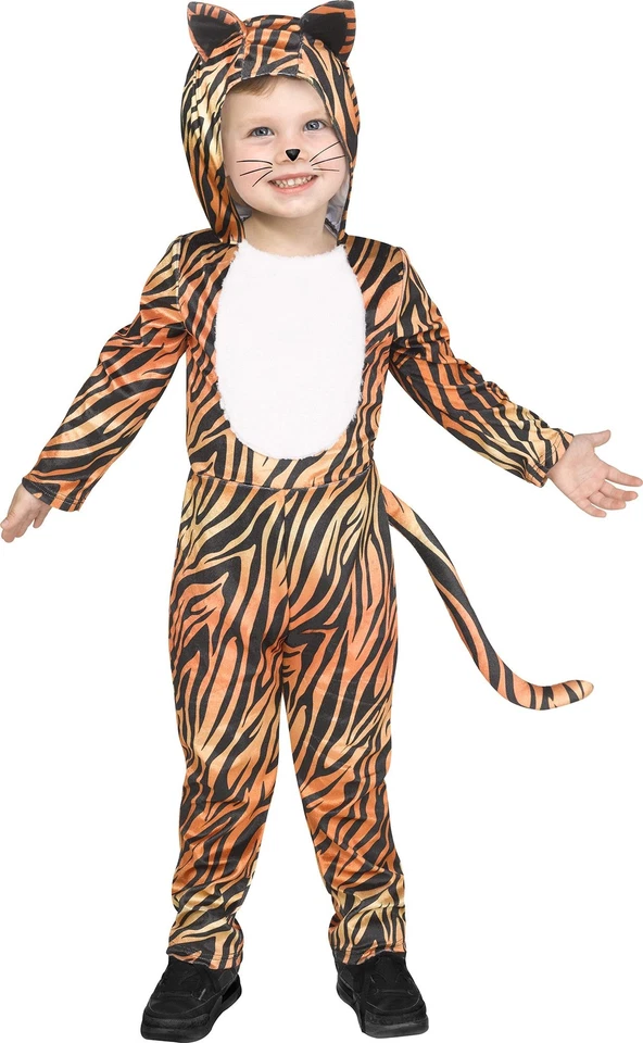 Disfraz Tame Tiger Niño Niño Niñas Talla 24 meses - 2T NUEVO Mono Foto 2 de 4