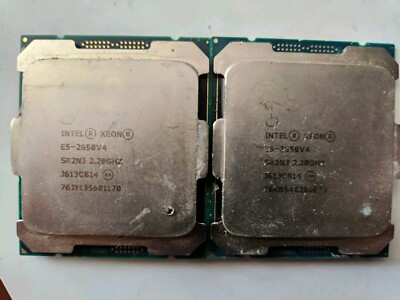 Intel Xeon E5-2650 V4 SR2N3 2.20GHZ CPU MATCHED PAIR