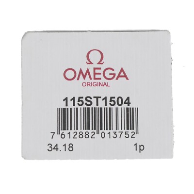 100% Authentic Omega Seamaster 20 mm Steel Watch Band Half Link 115ST1504