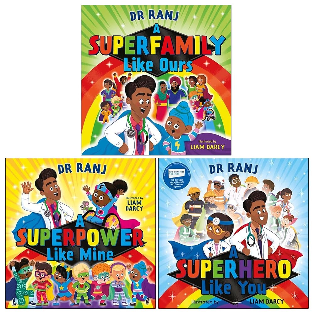 Dr. Ranj Singh 3 Books Collection Set A Superhero Like You,Superfamily Like Ours