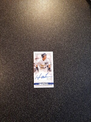 松井秀喜 1of1 matsui hideki topps 1/1 Auto 2023 Topps Rip Autographs #TRAHM Hideki Matsui AUTO 31/50