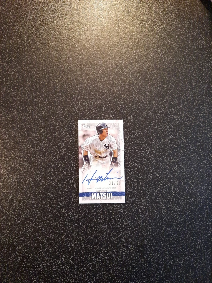 2023 Topps Rip Autographs #TRAHM Hideki Matsui AUTO 31/50 YANKEES - Image 3 of 4
