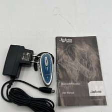 Jabra BT350 Bluetooth Headset Black Ear-hook with Power Cord and User Manual
