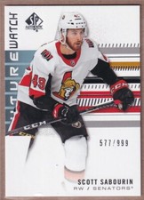 2019-20 SP Authentic Future Watch #226 Scott Sabourin RC /999 - Ottawa Senators
