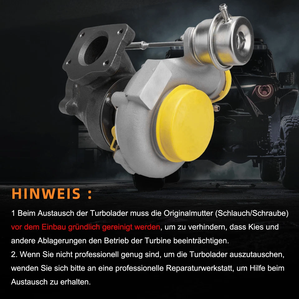 Turbolader Saab 9-3 Cabriolet YS3D 9-5 Kombi YS3E 2.0L 2.3L 452204-0001 9172123 - Bild 2 von 4