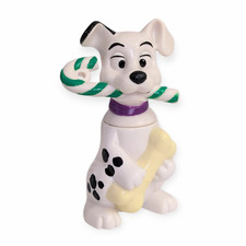 101 Dalmatians Vintage Disney Action Figure Toy: Puppy with Candy Cane