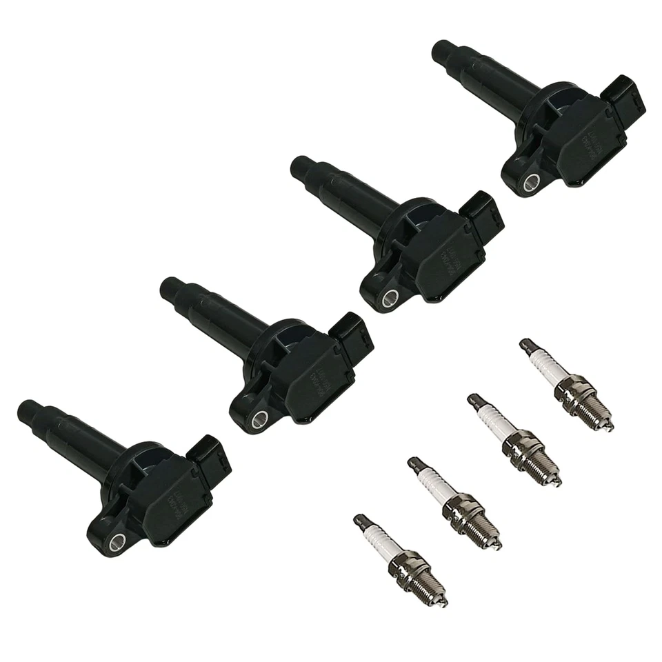 4X Ignition Coils&Iridium Spark plugs For Scion xB Toyota Echo Prius Yaris UF316 Foto 4 de 4