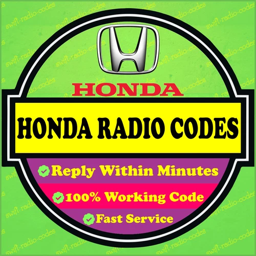 ✅HONDA UNLOCK RADIO PIN CODE CRV DECODE CIVIC DELIVERY ACCORD JAZZ HRV FAST ✅